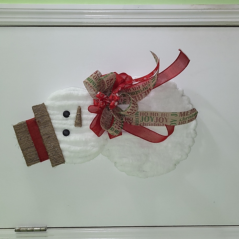 Clearance Sale! Snowman wreath
